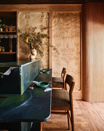 A cover of "taste, interiors" cluster. The owner is rebeccafrederick. The cluster consists of 5 elements.