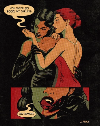 A cover of "sapphic ♡" cluster. The owner is naomey. The cluster consists of 1 element.