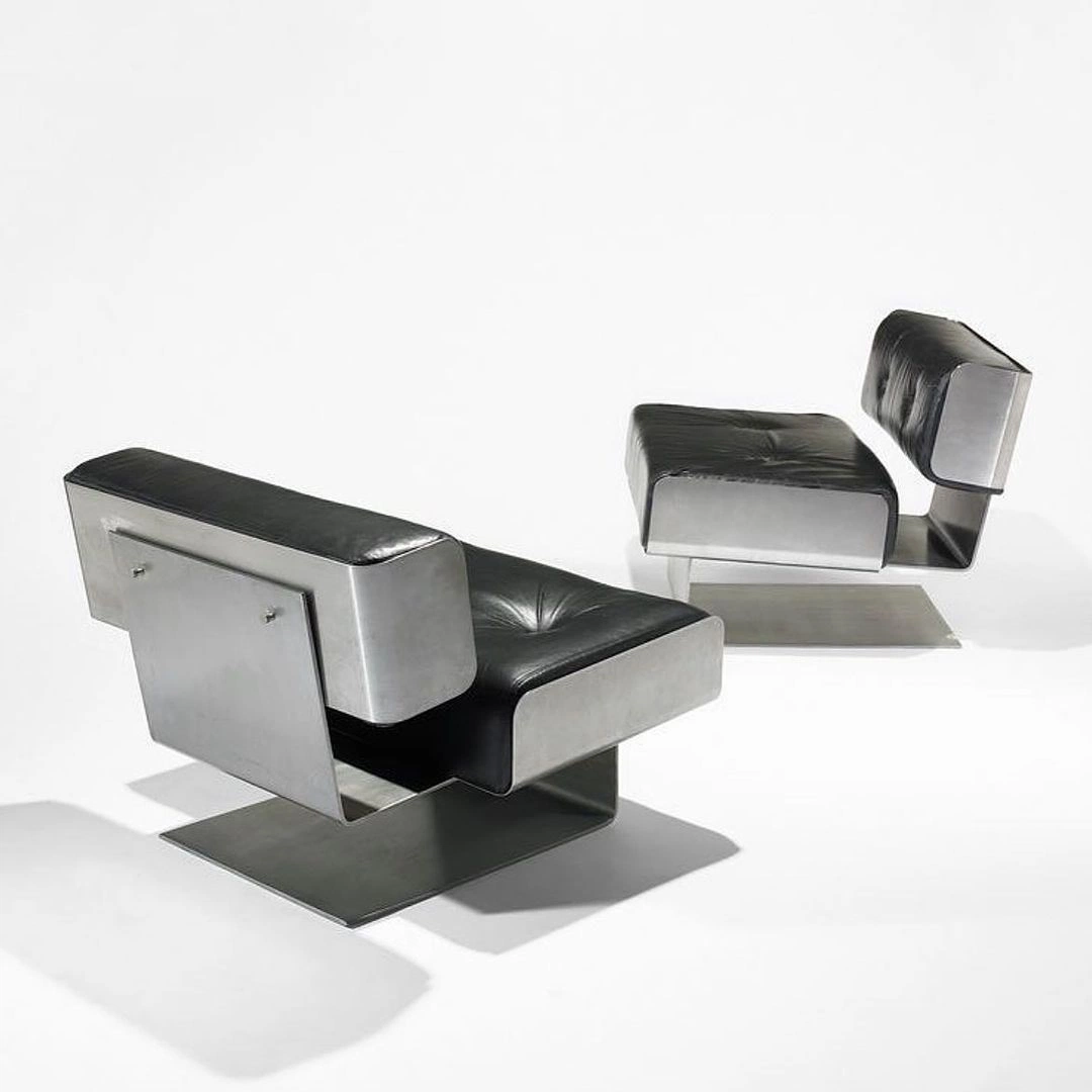 Chrome chair interior design home decor