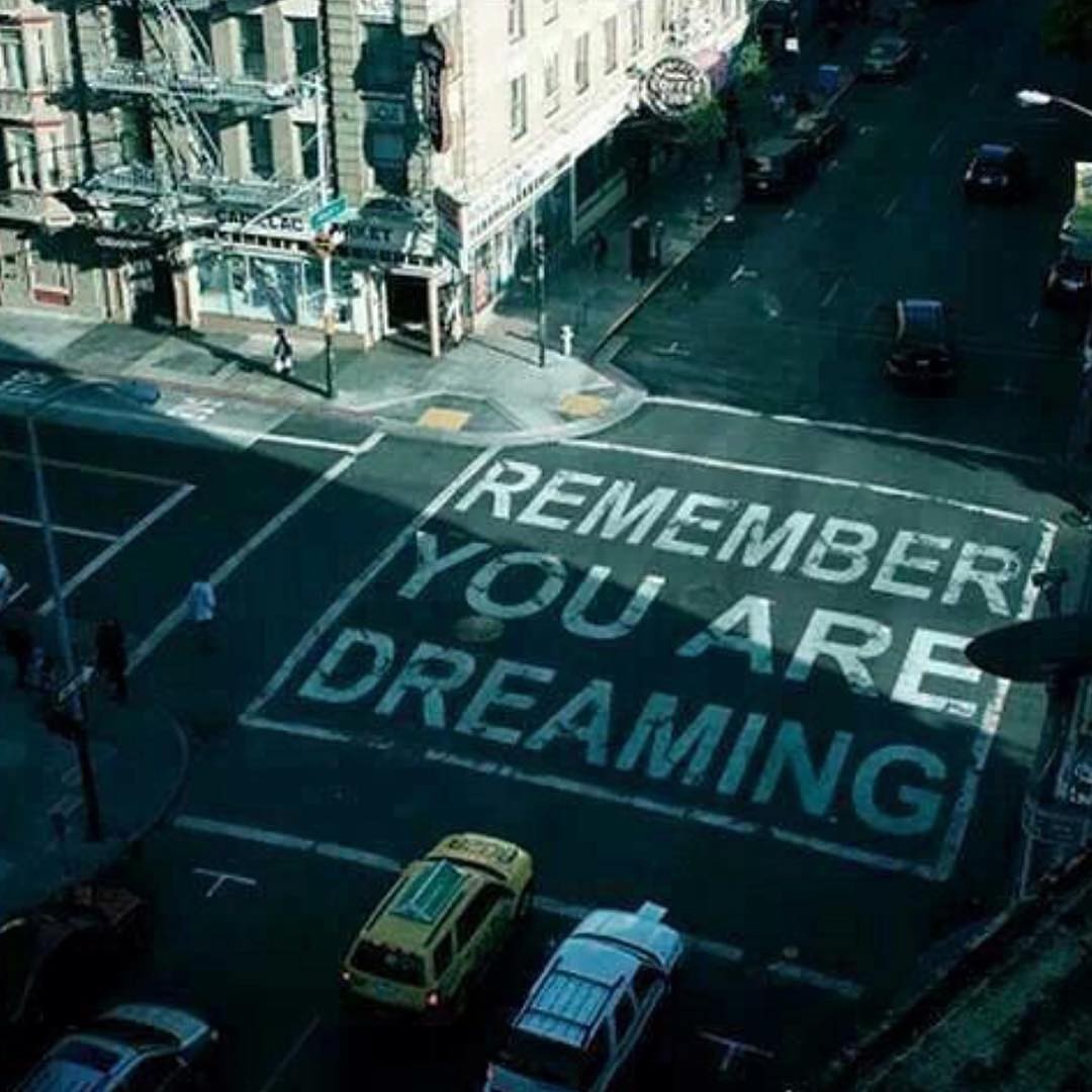 An Instagram  post added by ruhiuk on Nov 27, 2023. The author is @subfoldr. May present: inception remember you are dreaming, dream, car, vehicle, infrastructure.