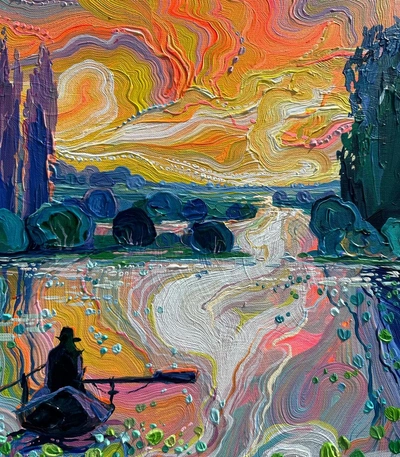 An Instagram carousel post added by jesseschmidt on Aug 07, 2024. The author is @atrusovaartist.