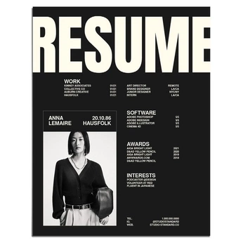 A cover of "Resume" cluster. The owner is rosesforeliot. The cluster consists of 20 elements.