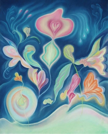 A cover of "SILK PAINTINGS 🥢" cluster. The owner is drewtan. The cluster consists of 10 elements.