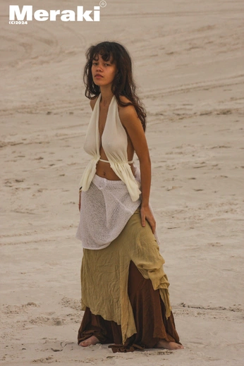 A cover of "MIA" cluster. The owner is cohenrx. The cluster description is "womens fashion; boho chic, clean, luxury, western inspired". The cluster consists of 27 elements.