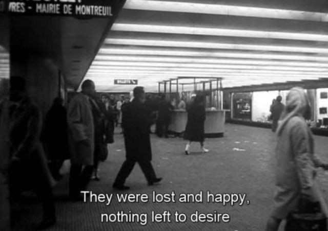 A still from the 1966 film Masculin Féminin, directed by Jean-Luc Godard.