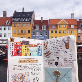 A cover of "sketchbook ideas" cluster. The owner is matchaforsu. The cluster consists of 12 elements.