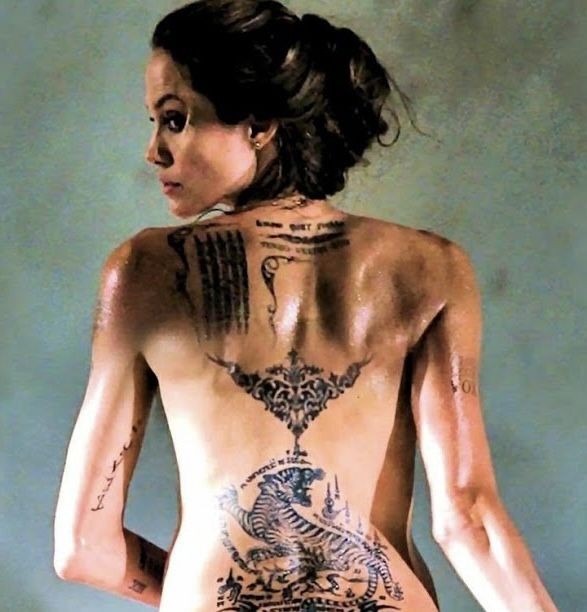 A Pinterest pin added by kailadior on Nov 29, 2024. The author is kc. May present: angelina jolie wanted movie, angelina jolie, wanted, tattoo.