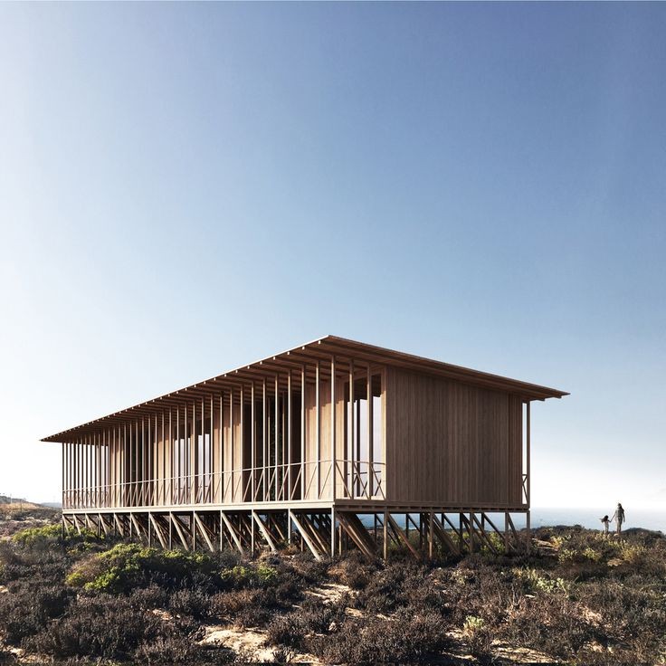 A rendering of Hotel 8/2 'Ocho Quebradas' in Chile, designed by Josep Ferrando Architecture.
