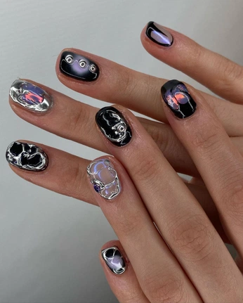 A cover of "nails" cluster. The owner is lxna36. The cluster consists of 3 elements.