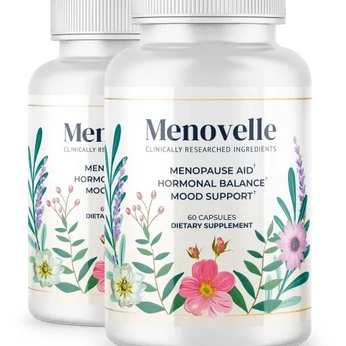 A cover of "Menovelle Review" cluster. The owner is naturalsuplement. The cluster description is "Menovelle Review- a natural menopause supplement for women". The cluster consists of 3 elements.