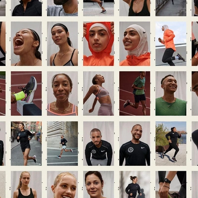 Design by M35 for Nike Running's Project: Run Fearless campaign. Ph ...
