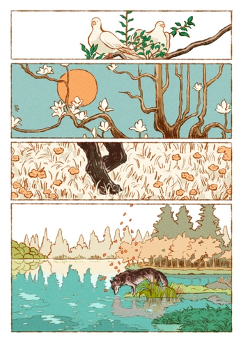 A cover of "comic inspo" cluster. The owner is ac1223. The cluster consists of 1 element.