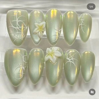 A cover of "Nail Inspo" cluster. The owner is greenballerina. The cluster consists of 11 elements.