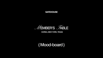 A cover of "Member's Table ( 003 )" cluster. The owner is safehouse. The cluster consists of 20 elements.