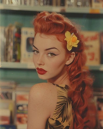 A cover of "My Mother's Closet" cluster. The owner is ellew. The cluster description is "Vintage Fashion". The cluster consists of 233 elements.