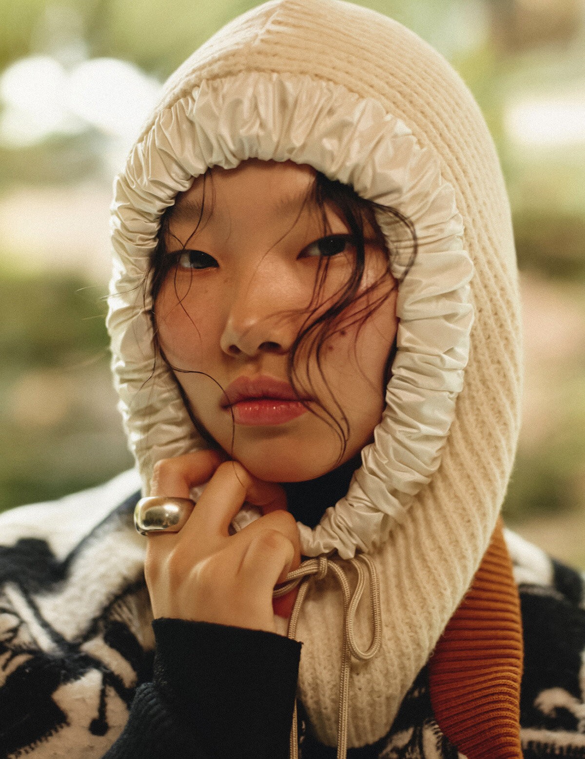Hoyeon Jung photographed by Hyea W. Kang for the "The Way You Are" editorial in Vogue Singapore.