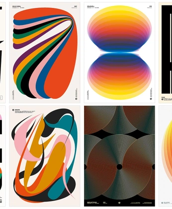 A cover of "Poster Art" cluster. The owner is inkelculable. The cluster consists of 7 elements.