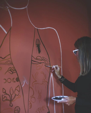 A cover of "PANTING INSPIRATION" cluster. The owner is nanafly. The cluster consists of 11 elements.