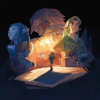 A cover of "loz" cluster. The owner is spiraling.star. The cluster description is "not a zelink shipper </3". The cluster consists of 95 elements.