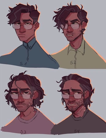 A cover of "Character drawings" cluster. The owner is jennly. The cluster consists of 5 elements.