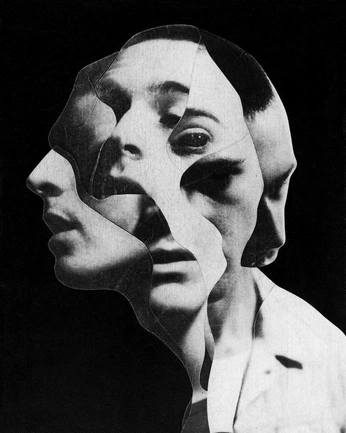 A cover of "Abstract Analog Portrait" cluster. The owner is scarabla. The cluster consists of 40 elements.