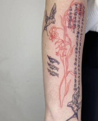 A cover of "skin poetry" cluster. The owner is plumtea. The cluster consists of 41 elements.