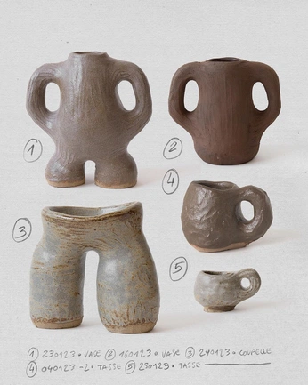 A cover of "objets" cluster. The owner is kamsstuio. The cluster consists of 38 elements.