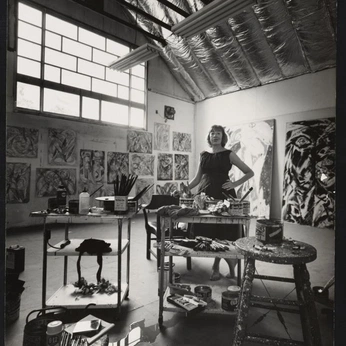 A cover of "artists + studios" cluster. The owner is angitron. The cluster consists of 27 elements.