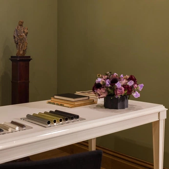 A cover of "Interiors: Home Office" cluster. The owner is thethirdvignette. The cluster consists of 7 elements.