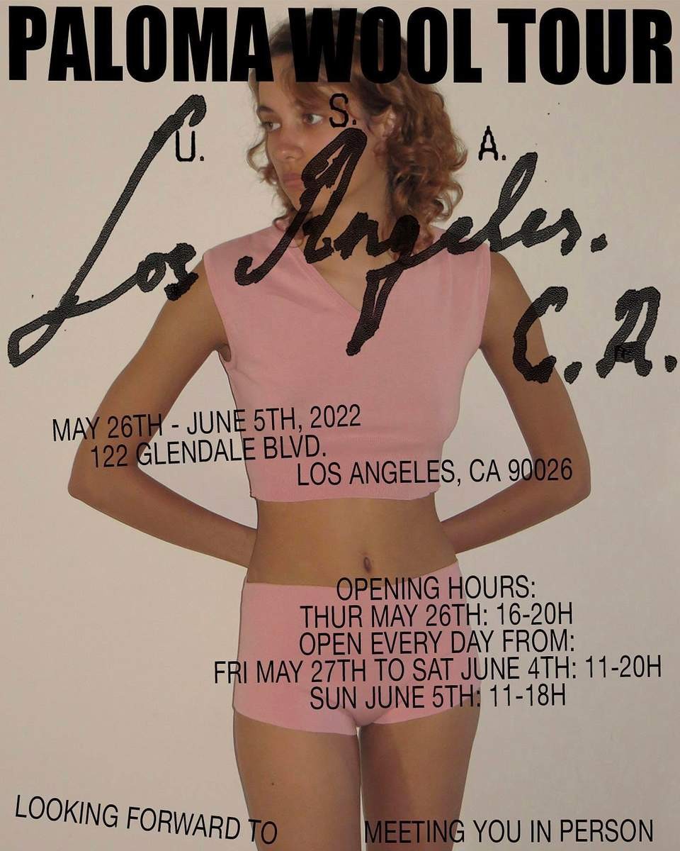 An image added by laurentdelrey on May 10, 2024. May present: paloma wool word tour, t-shirt, paloma wool, eyebrow, eyelash. The content is not safe for work.