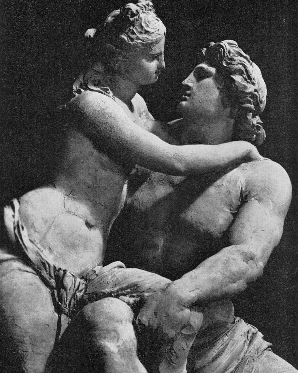 An Instagram  post added by rox on Aug 17, 2021. The author is @motelatmidnight. May present: gesture, venus and anchises tobias, venus, monochrome photography, photograph.