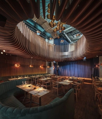 A cover of "RESTAURANTS" cluster. The owner is pfeiferhaus. The cluster consists of 8 elements.