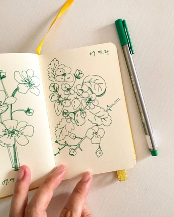 A cover of "Bullet journal" cluster. The owner is susuburton. The cluster consists of 1 element.