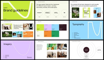 A cover of "Brand Guidelines" cluster. The owner is marianaslv. The cluster consists of 19 elements.