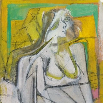 A cover of "Willem de Kooning" cluster. The owner is kerart. The cluster description is "1904/1997". The cluster consists of 9 elements.