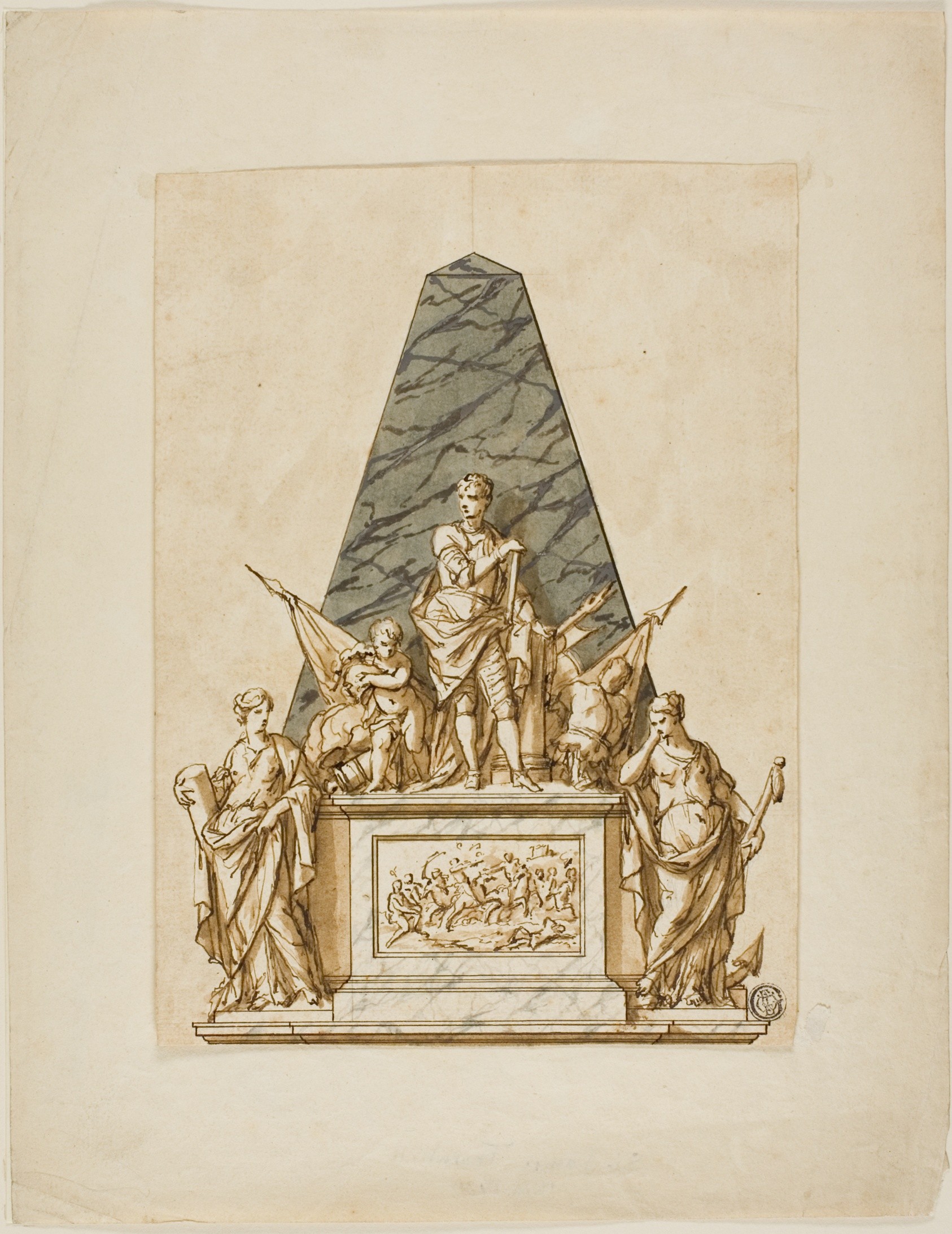 Unexecuted Design for the Monument to the First Duke of Marlborough