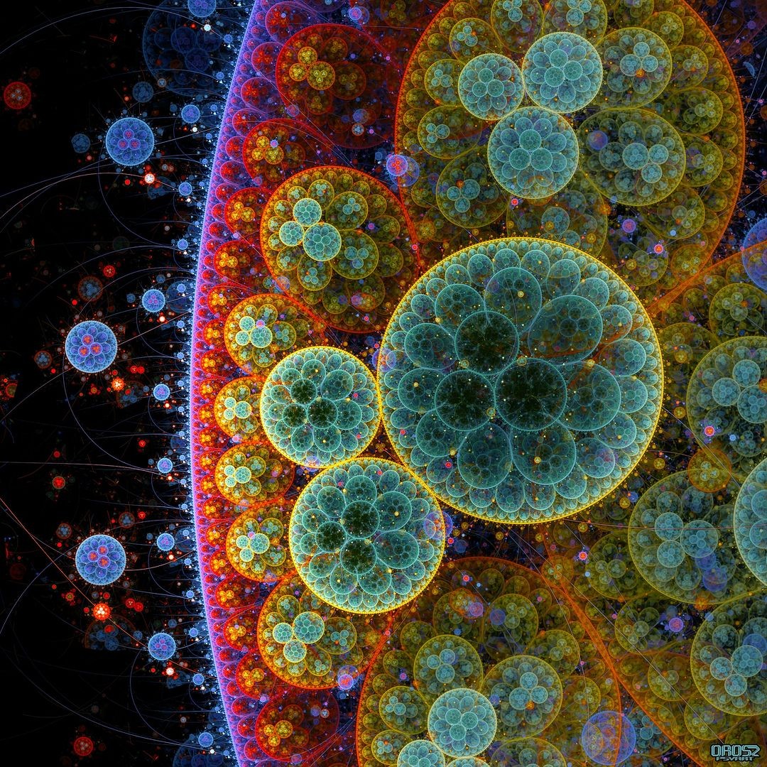 An Instagram  post added by sarveshsea on Sep 17, 2024. The author is @oroszvisuallabs. May present: fractal art, psychedelic art, fractal, art, digital art.