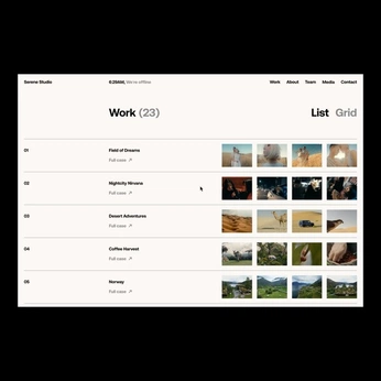 A cover of "Work Page" cluster. The owner is aaronvince. The cluster consists of 3 elements.