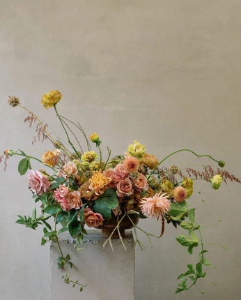 A cover of "flower arragements" cluster. The owner is vicolmenarez. The cluster consists of 9 elements.