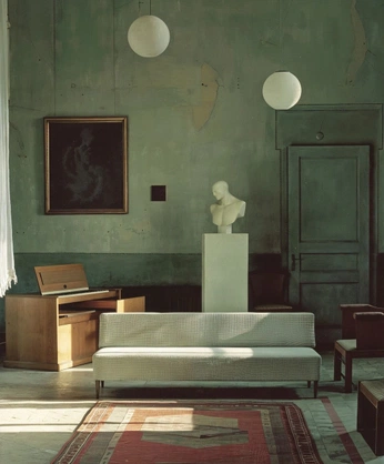 A cover of "interiors." cluster. The owner is sixsidesofmyhead. The cluster consists of 82 elements.