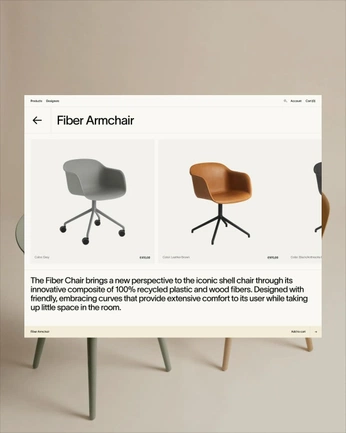 A cover of "Web Design" cluster. The owner is lunish. The cluster description is "Design inspiration for Websites". The cluster consists of 39 elements.