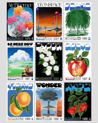 A cover of "posters (grad)" cluster. The owner is mariam20. The cluster consists of 7 elements.