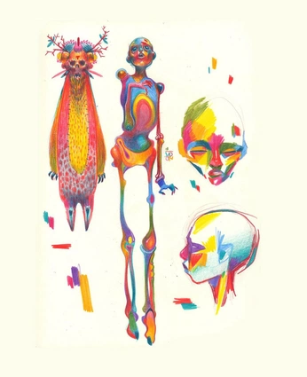 A cover of "creativitat i ilustracio" cluster. The owner is eliadiazrosello. The cluster consists of 19 elements.