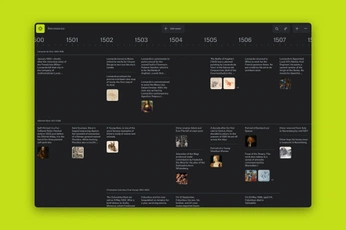 A cover of "Timelines" cluster. The owner is leolh. The cluster consists of 16 elements.