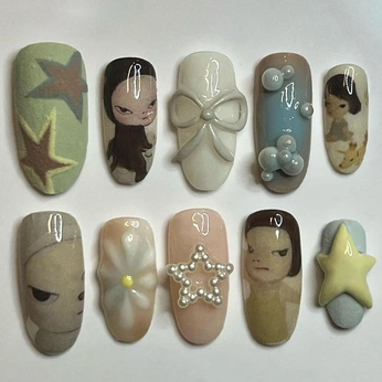 A cover of "Nails" cluster. The owner is mkcal. The cluster consists of 24 elements.