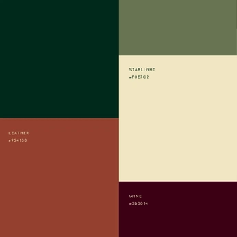 A cover of "Palettes" cluster. The owner is vi.58. The cluster consists of 16 elements.