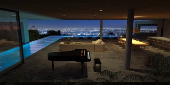 A cover of "home/inspo" cluster. The owner is leah2k. The cluster description is "yurt". The cluster consists of 28 elements.