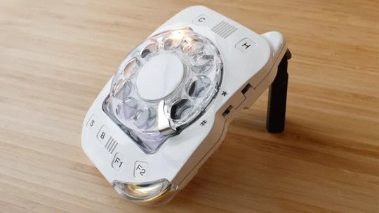 The Rotary Cell Phone, a functional mobile phone created by engineer Justine Haupt.