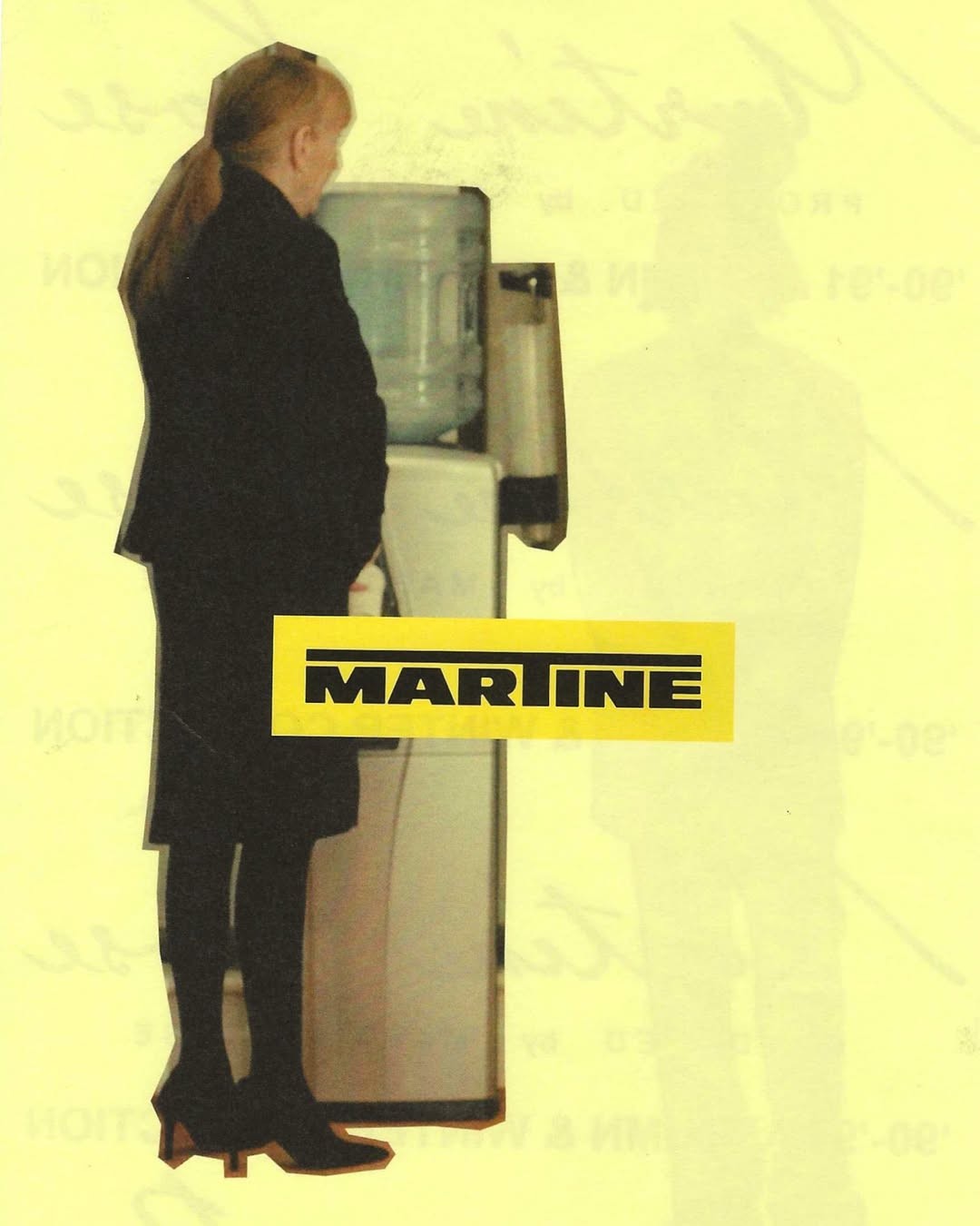 Show flyer for the Martine Rose Spring/Summer 2025 collection.