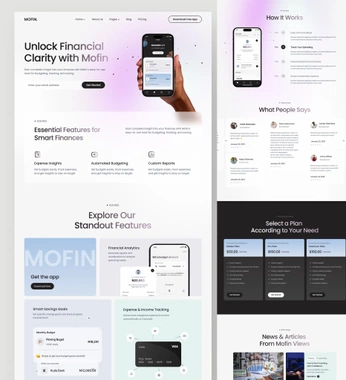 A cover of "SaasS Website" cluster. The owner is gr8rstudio. The cluster consists of 2 elements.